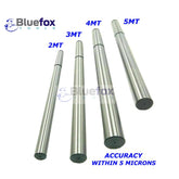 BLUEFOX Lathe Alignment Test Bar Set | 4 Piece Morse Taper Test Bar Kit | 2MT, 3MT, 4MT & 5MT Precision Alignment Mandrels