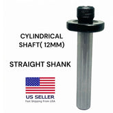 🔧 BLUEFOX TOOLS 12mm Straight Shank to M14×1 Threaded Drill Chuck Arbor Adapter 83mm