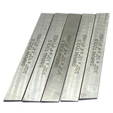 🔧 5Pcs M2 HSS Lathe Parting Cut-Off Blades 3/32" × 1/2" × 4" Hardened & Ground