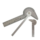 Multi-Purpose Protractor Square Rule Center Finder Divider & Drill Point Gauge | Stainless Steel Engineering Measuring Tool