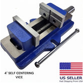 🔧 BLUEFOX TOOLS 100mm Self-Centering Machine Vice – 4" Low Profile Milling & Drilling Vise