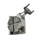 4 Inch (100mm) Horizontal Vertical Rotary Table | 4 Slot Precision Milling Machine Rotary Table | 36:1 Ratio Engineering Tool