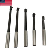 🔧 5PC 8mm Carbide Boring Bar Set – Brazed Carbide Tip Tools for Milling Machine Boring Head