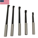 🔧 5PC 8mm Carbide Boring Bar Set – Brazed Carbide Tip Tools for Milling Machine Boring Head