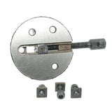 Round Vice 80mm for 3" (75mm) & 4" (100mm) Rotary Tables | Cast Iron Rotary Table Vice with T-Nuts | Precision V-Groove Jaws