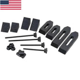 🔧 Bluefox Tools M6 24-Piece Clamping Kit – Milling Machine Workholding Set with 8mm T-Nuts & Step Clamps