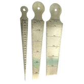 🔧 Set of 3 Taper Bore Gauges 1/16" to 1-3/4" (2mm–45mm) | Metric & Imperial Stainless Steel Measuring Gauges