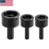 ⚙️ BLUEFOX TOOLS Tailstock Floating Round Die Holder Set of 3 | Lathe Threading Shank Holders