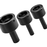 ⚙️ BLUEFOX TOOLS Tailstock Floating Round Die Holder Set of 3 | Lathe Threading Shank Holders