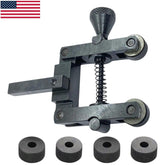 🔧 Adjustable Linear Knurling Tool Holder for Mini Lathe – 6 Knurl Wheels