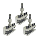 T1 / T51 SET OF 3 Quick Change Tool Post Holder – Boxford Lathe Accessory