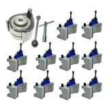 A1 40 Position Schnellwechsel-Stahlhaltersatz – 11-teilig Multifix Typ A für 150–300mm Drehmaschinen