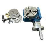 HV4 4" (110mm) Horizontal Vertical Rotary Table with Dividing Plate Set – Precision Milling Indexing Table