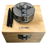 Precision 50MM 3-Jaw Mini Lathe Chuck – Self-Centering, M12x1 Thread – Unimat Compatible – Wood Box