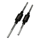BLUEFOX TOOLS 2Pcs Adjustable Tap Wrench Tool Ratcheting for Tap Reamer Tapping(1/4"-3/4",1/16"-1/4") | Use of Drills, Screw Extractors, Non-Slip Handle For Cutting & Metal, Good Quality Carbon Steel