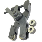 Scissor Type Knurling Tool Holder with Extra Knurls | Lathe Diamond Knurl Tool