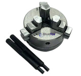 Lathe Chuck 50 mm Self-Centering 3-Jaw Mounting Unimat Thread M12x1.0 | Jaws Hardened & Ground | Material Tool Steel | Bluefox Tools Threaded Chuck
