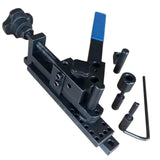 BLUEFOX TOOLS INDUSTRIAL Mini Universal Bender Machine, Manual Wire & Metal Bending Tool for Clamps, Handles, Hooks, Brackets, Coils - Forms Flat Metal & Round Rod up to 5/16'' - Hardened Tool Steel