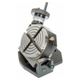 BLUEFOX TOOLS New 4" (100 mm) Tilting Rotary Table (4 Slots) for Milling, Metalworking