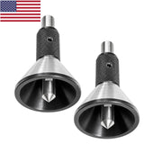 🔧 2PCS Machinist Bell Punch Center Finder – For Round Bar up to 35mm