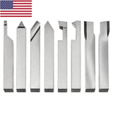 🔧 12mm HSS Lathe Form Tool Set – 8 Piece Square Shank Pre-Formed Turning Tools