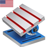 🔧 BLUEFOX TOOLS 10" × 12" ADJUSTABLE SWIVEL ANGLE PLATE – 0°–90° PRECISION MACHINING WORKHOLDING FIXTURE