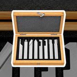 🔧 12mm HSS LATHE FORM TOOL SET – 8 PIECE SQUARE SHANK TURNING TOOLS | PRE-FORMED LATHE CUTTING TOOL SET