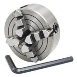 🔧 70mm 4-JAW INDEPENDENT LATHE CHUCK – M14 × 1 THREAD | REVERSIBLE HARDENED JAWS | MINI LATHE CHUCK
