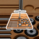 🔧 12PC VALVE SEAT & FACE CUTTER SET – ENGINE VALVE SEAT REFACING TOOL KIT | 20° / 30° / 45° CUTTERS | 7 GUIDES | VINTAGE CARS & BIKES
