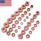 🔧 36PC SIOUX VALVE SEAT GRINDING STONES SET – 80 GRIT PINK ALUMINUM OXIDE | 11/16" THREAD | VALVE GRINDING WHEELS | USA STOCK