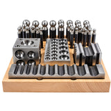 🔨 40 Pc Dapping & Doming Punch Set Jewellery Making Hardened Steel Metal Forming Tools