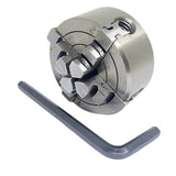 50mm 4 Jaw Independent Lathe Chuck | M14 x 1 Thread | Mini Lathe Chuck with Reversible Jaws | UK STOCK