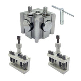 T63 Quick Change Tool Post Set 5 Piece | 24mm Capacity for Colchester Bantam & Harrison Lathes | UK STOCK