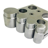 Circular Disc Cutter Set | Adjustable Jewellers Sheet Metal Punch with 4 Punch Sizes | UK STOCK