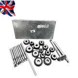 26 Pcs Valve Seat & Face Cutter Set | High Carbon Steel Engine Valve Seat Cutter Kit with Metal Box | UK STOCK