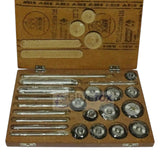 12 Pcs Valve Seat & Face Cutter Set | Vintage Car & Motorcycle Engine Valve Seat Tool Kit | UK STOCK