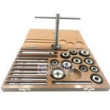 12 Pcs Valve Seat & Face Cutter Set | Vintage Car & Motorcycle Engine Valve Seat Tool Kit | UK STOCK