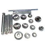 12 Pcs Valve Seat & Face Cutter Set | Vintage Car & Motorcycle Engine Valve Seat Tool Kit | UK STOCK