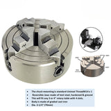 70mm 4 Jaw Independent Lathe Chuck | 2.75" Diameter | M14 x 1 Thread | Mini Lathe Chuck