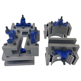 ED20100 4 PCS Square Turning Tool Holders – Fits Multifix E / E5 Quick Change Lathe Tool Post