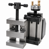 BLUEFOX TOOLS Mini Vertical Milling Slide with 2" 50mm Steel Vice for Lathe, 40mm Vertical Travel, 90x50mm Sliding Table, Bench Lathe Milling Attachment | UK STOCK