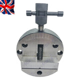 4" Round Vice for Rotary Table & Vertical Slide | 100mm Cast Iron Rotary Table Vice with M6 T-Nuts | Bluefox Tools | UK STOCK