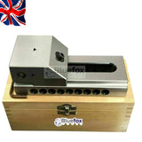3" Screwless Precision Grinding Vice (Pin Type) Hardened Toolmaker Machine Vise | Bluefox Tools | UK STOCK