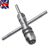 Piloted Spindle Tap Wrench 1/4"–1/2" (6.35–12mm) Precision T-Handle Bluefox | UK STOCK