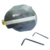 100mm Fly Cutter with TNMG Indexable Toolbit MT2 Shank Milling Cutter Bluefox | UK STOCK