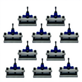 A1 40 Position Schnellwechsel-Stahlhaltersatz – 11-teilig Multifix Typ A für 150–300mm Drehmaschinen