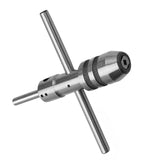 1/16"–1/4" Adjustable Piloted T-Handle Ratchet Tap Holder Wrench (1.5–6.35 mm) – Precision Spindle Tap Wrench