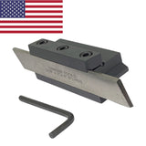 Lathe Clamp Type Parting Cut Off Tool Holder 3/4" Shank with 3/16" x 1" x 6" Blade – Heavy Duty