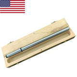 MT4 Lathe Alignment Test Bar 4 Morse Taper – 15-1/4" Precision Test Bar with Wooden Box