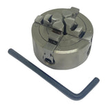 50mm 4 Jaw Independent Mini Lathe Chuck | M14×1 Threaded | Reversible Hardened Jaws